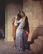 Francesco Hayez The Kiss oil on canvas